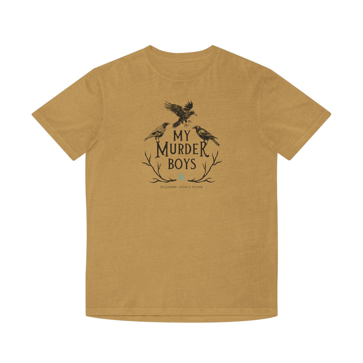 Print on Demand T-Shirt Faded Mustard / S "My Murder Boys" Holy Crow Triad Unisex Faded T-shirt