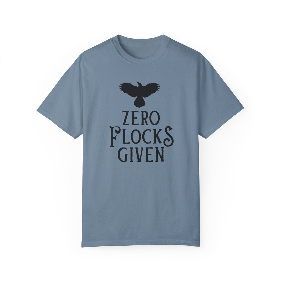 Print on Demand T-Shirt Ice Blue / S "Zero Flocks Given" Team Crow Unisex T-Shirt