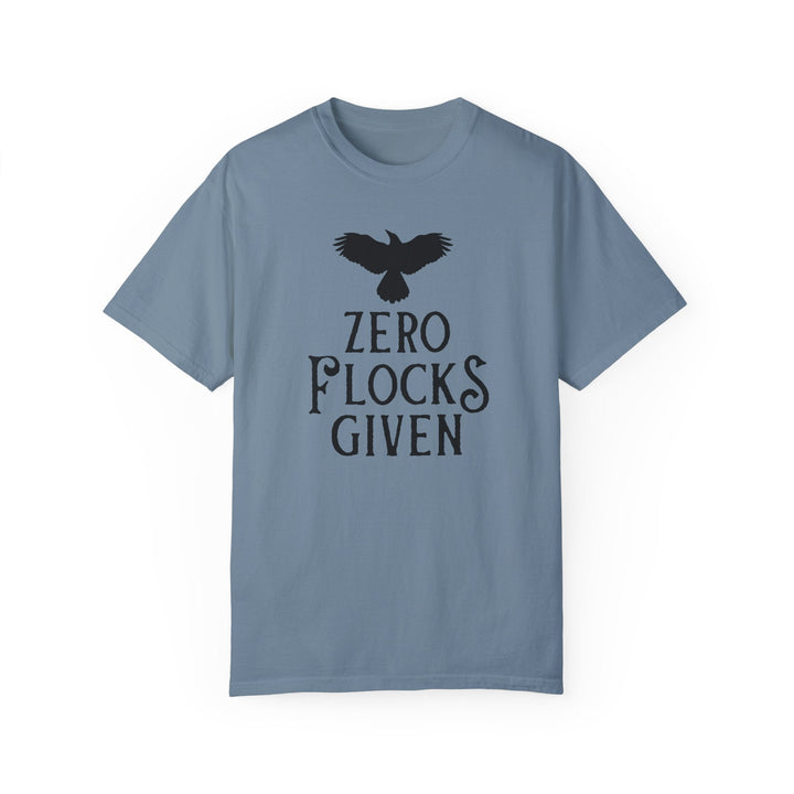 Print on Demand T-Shirt Ice Blue / S "Zero Flocks Given" Team Crow Unisex T-Shirt