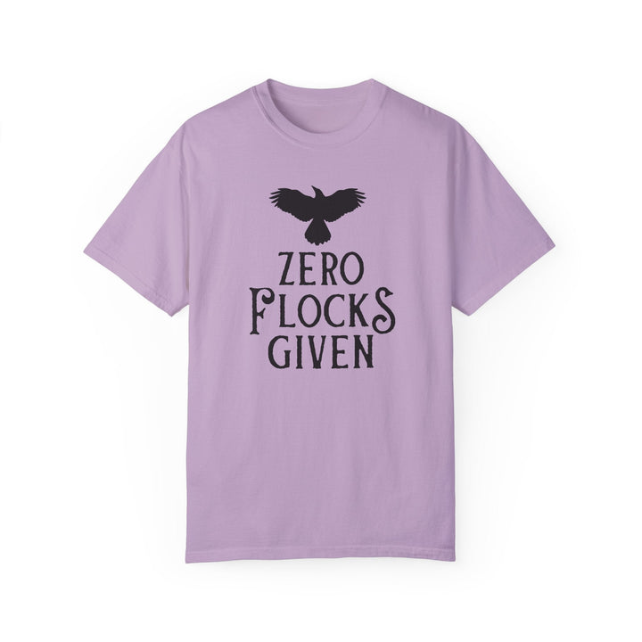 Print on Demand T-Shirt Orchid / S "Zero Flocks Given" Team Crow Unisex T-Shirt