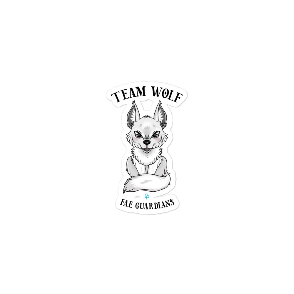 Team Wolf Fae Guardians Bubble-free stickers