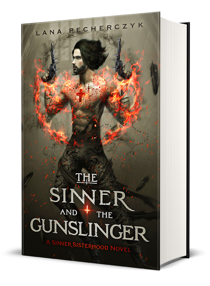 Lana Pecherczyk Romance Author Paperback The Sinner and the Gunslinger