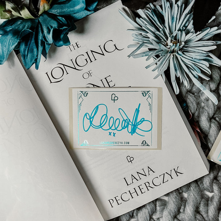 Lana Pecherczyk Romance Author Swag Foiled Book Plate Signed by Author