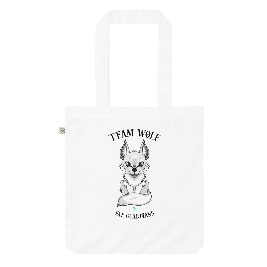 Cute Fae Guardians Team Logo Organic fashion tote bag