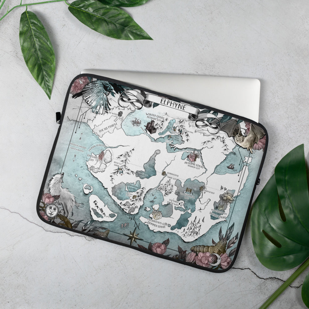 Print on Demand Computer Covers & Skins 15″ Fae Guardians Map Laptop Sleeve