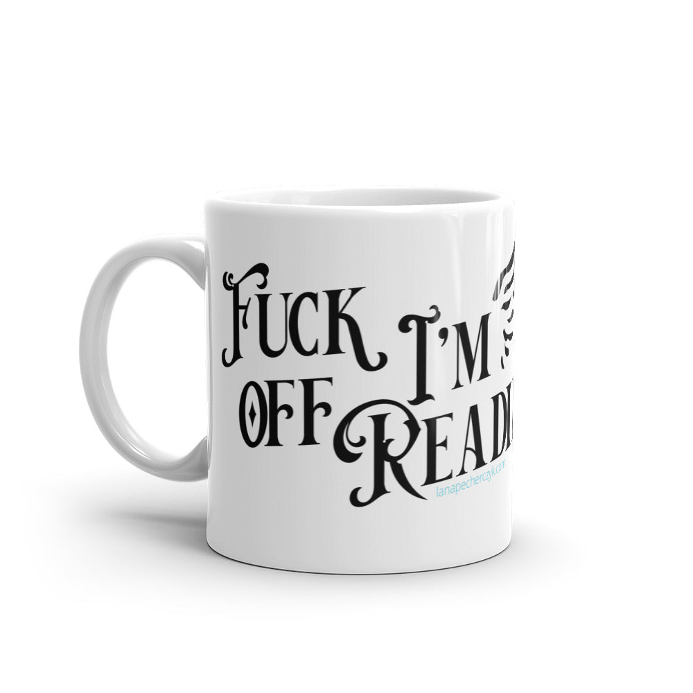 Print on Demand Mugs F-Off I'm Reading White glossy mug