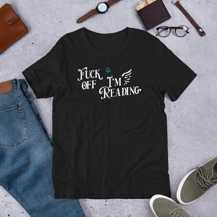 Print on Demand Shirts & Tops Black Heather / XS F-Off I'm Reading Unisex t-shirt